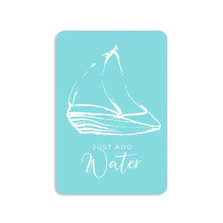Just Add Water Magnetic Keepsake Card #HPM-WATER23
