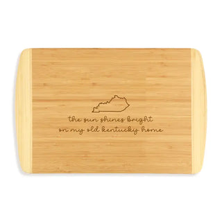 Kentucky Cutting Board Bamboo Charcuterie Tray Bluegrass State Gift #LCB221-KYHOME - Cutting Board