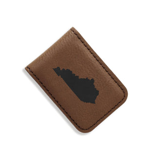 Kentucky State Money Clip #LMMC662-BROWN-KYSTATE - Money Clip - Unisex