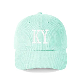 Kentucky Varsity Letter Hat Corduroy Baseball Cap #M193VL-CORD-KY - Mint - Baseball Cap - Women’s