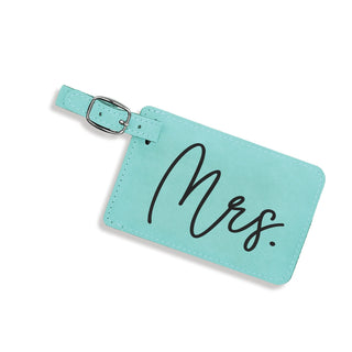Mrs. Teal Luggage Tag