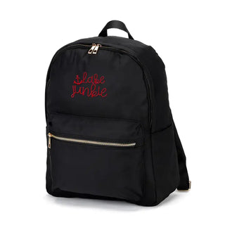 Lake Junkie Charlie Backpack Lake Life Travel School Water Resistant Bag #M364VL-BLK-LAKEJUNK - Backpack - Women’s