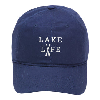 Lake Life Baseball Cap for Summer Boat Days and American Adventures #M190VL-LAKELIFE26 - Navy - Baseball Cap - Women’s