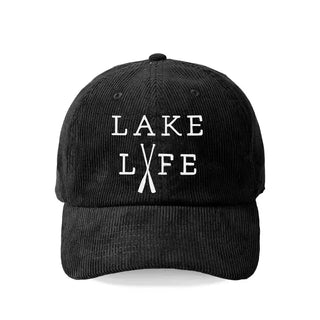 Lake Life Corduroy Baseball Cap for Lake Days and Boating #M193VL-LAKELIFE-CORD - Baseball Cap - Women’s