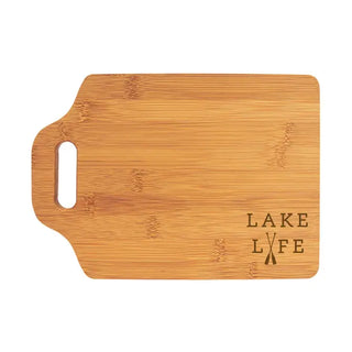 Lake Life Cutting Board Bamboo Charcuterie Cabin Housewarming Gift #LCB896-LAKELIFE - Cutting Board
