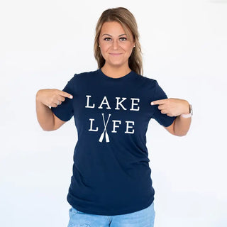 Lake Life T Shirt Summer Lake House Graphic Tee Vacation Shirt #LAKELIFE