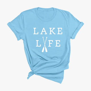 Lake Life T Shirt Summer Lake House Graphic Tee Vacation Shirt #LAKELIFE