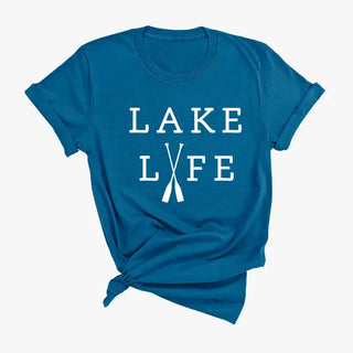 Lake Life T Shirt Summer Lake House Graphic Tee Vacation Shirt #LAKELIFE