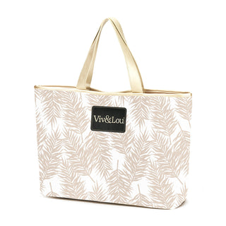 Large Coconut Palms Ally Tote Beach Travel Canvas Shoulder Bag #M731-COCO-VLK - Tote Bag - Women’s