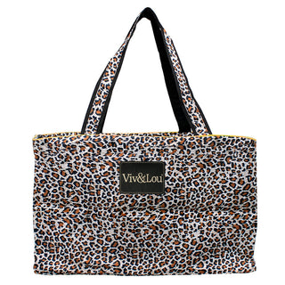 Large Leopard Ultimate Tote Weekender Travel Carryall Shoulder Bag #M105VL-LPRD-VL206