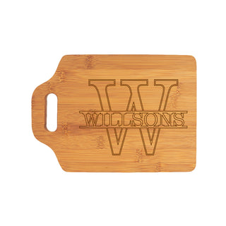 Single Initial Name Cutting Board-Regular