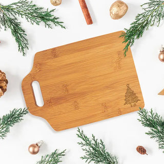 Leopard Christmas Tree Cutting Board Holiday Charcuterie Gift #LCB896-LPRDCT - Cutting Board