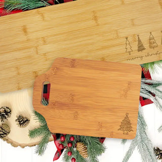 Leopard Christmas Tree Cutting Board Holiday Charcuterie Gift #LCB896-LPRDCT - Cutting Board