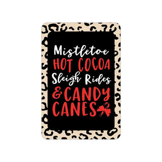 Leopard Christmas Tree Keepsake Holiday Greeting Card Gift #HPM-CC