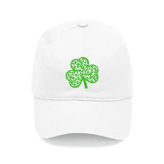 Leopard Shamrock Hat St Patricks Day Baseball Cap for Women #M190VL-WHT-LPRDSHAM - Baseball Cap - Women’s