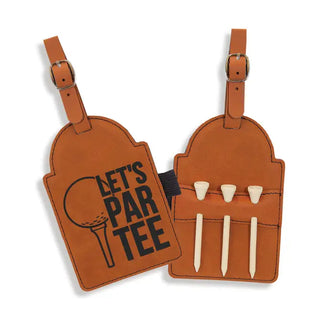 Let’s Par Tee Golf Tee Holder #L2026&L2029-PAR24 - Camel - Sporting Accessories