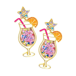 Let’s Party Earrings #VLJE2642-MULTI - Dangle Earrings
