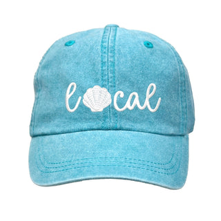 Local Embroidered Baseball Cap Trendy Hat#M190VL-LOCAL - Aqua - Baseball Cap - Women’s