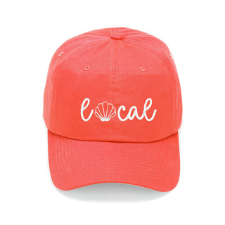 Local Embroidered Baseball Cap Trendy Hat#M190VL-LOCAL - Coral - Baseball Cap - Women’s