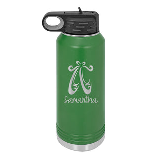 Water Bottle with Ballet Design