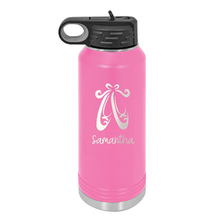 Water Bottle with Ballet Design