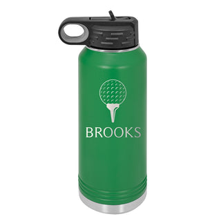 Water Bottle with Golf Design