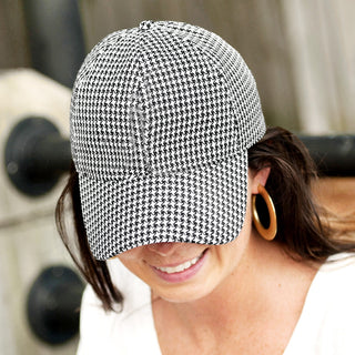 Houndstooth Cap