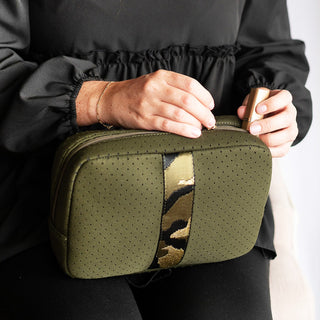 Camo Neoprene Cosmetic Bag