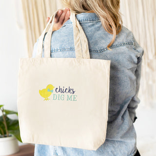 Chicks Dig Me Canvas Tote