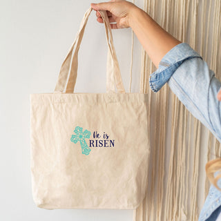 He is Risen Canvas Tote