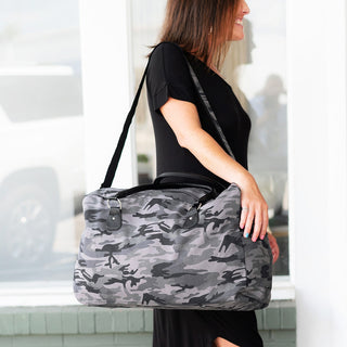 Black Camo Travel Bag