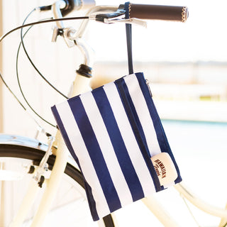 Navy Stripe Wet Bag
