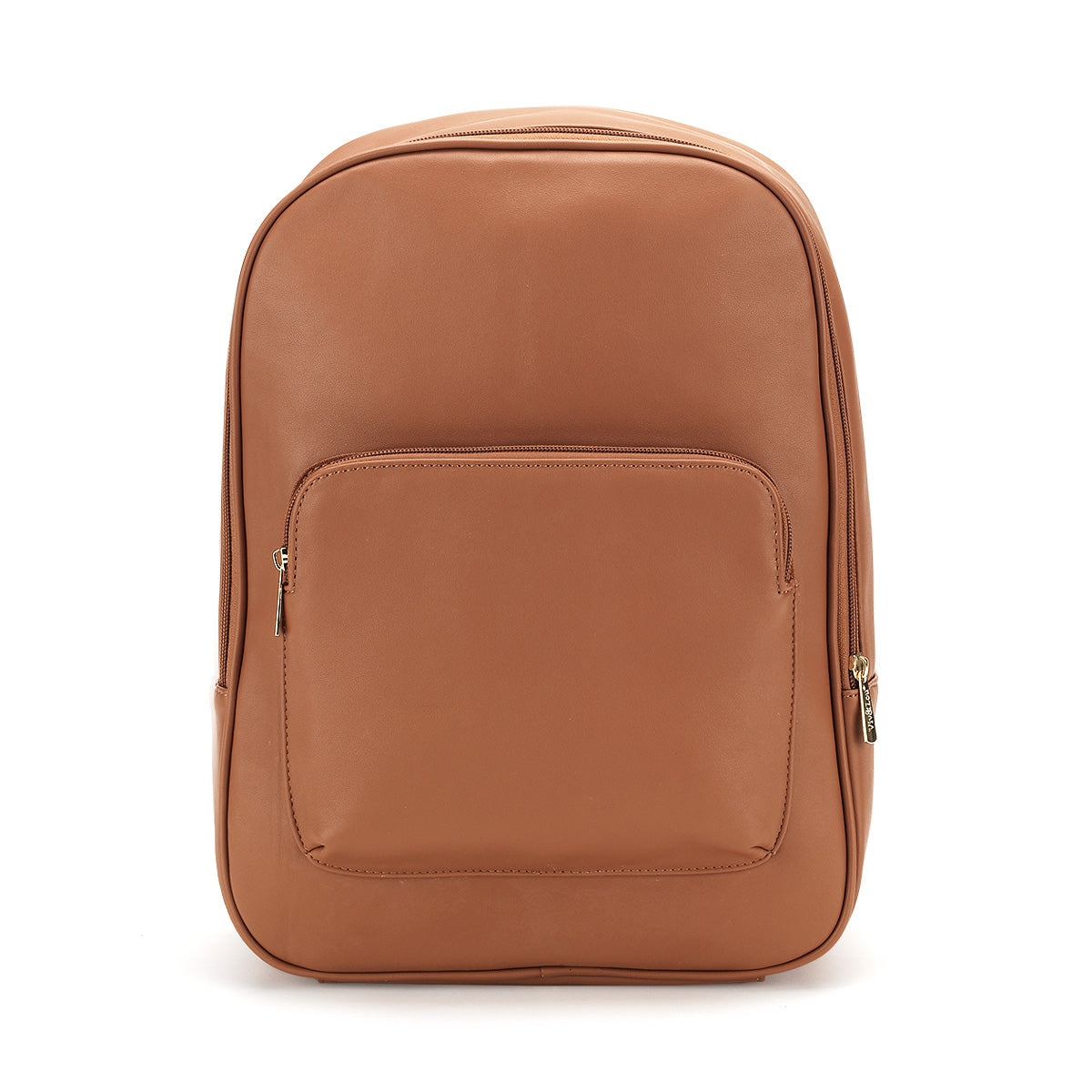 camel faux leather backpack Large Featherlight in Brown or school Torra Signature Backpack by MKF
