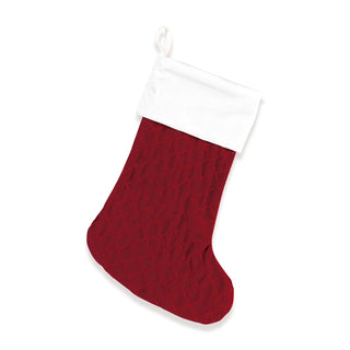 Quilted Red Velvet Stocking 