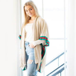 Creme Designer Stripe Lindsey Top