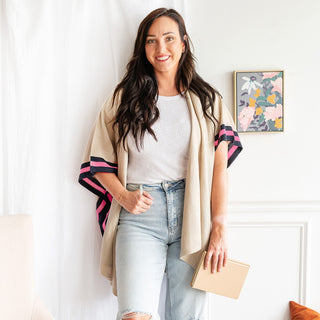 Creme Preppy Stripe Lindsey Top