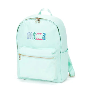 Mama Charlie Backpack Cute Mom Travel School Water Resistant Bag #M364VL-OMAMA - Mint - Backpack - Women’s