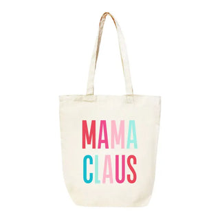 Mama Claus Large Canvas Tote #HPT2518-MC23 - Tote Bag - Women’s