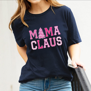Pink Mama Claus T-Shirt #HPTS-MAC24