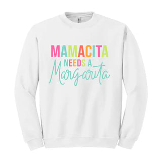 Mamacita Sweatshirt Cute Mama Graphic Cozy Everyday Pullover #HPSW-MARG23 - Graphic Sweatshirt - Women’s