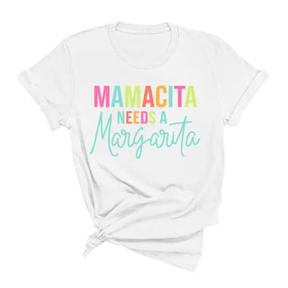 Mamacita T Shirt Funny Latina Inspired Graphic Casual Gift Tee #HPTS-MARG23 - White / Small - Screen Printed T-Shirt