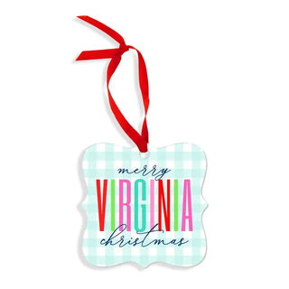 Merry Christmas State Ornament - 3 pc Set #SO-FR3 - Ornament