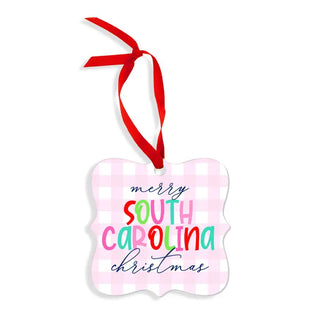 Merry Christmas State Ornament - 3 pc Set #SO-FR3 - Ornament