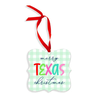 Merry Christmas State Ornament - 3 pc Set #SO-FR3 - Ornament