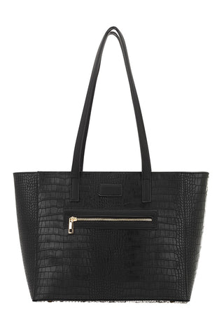 Black Crocodile Abbey Purse