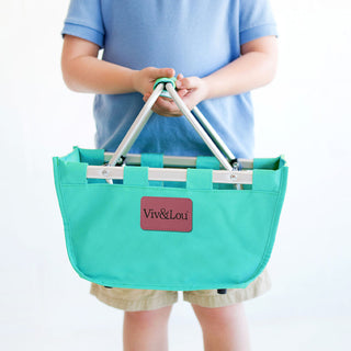 Mint Collapsible Market Tote #MARKETS-MINT-VLP
