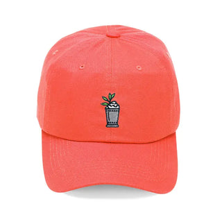 Mint Julep Embroidered Baseball Hat Derby Cocktail Cap for Women #M190VL-JULEP24 - Orange - Baseball Cap - Women’s