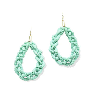 Mint Knotical Earrings #VLJE3035-MINT - Dangle Earrings