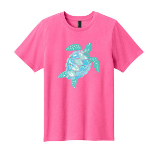 Mint Turtle Kid’s T-Shirt Graphic Tee for the Girls #TSY54-TUR23 - Shirt - Kids