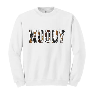 Moody Sweatshirt Funny Moody Mood Graphic Cozy Casual Pullover #HPSW-MOODY - White / Small - Graphic Sweatshirt